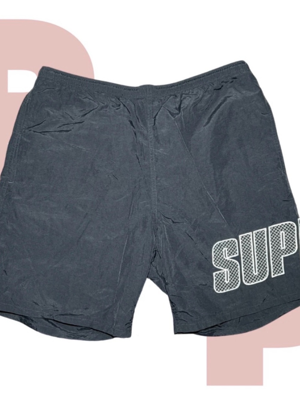 Supreme Logo Applique Water Short (Medium)